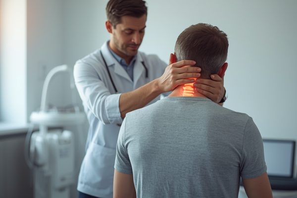 lucid-origin_A_realistic_professional_chiropractic_clinic_scene._A_patient_mid-30s_sitting_on-0